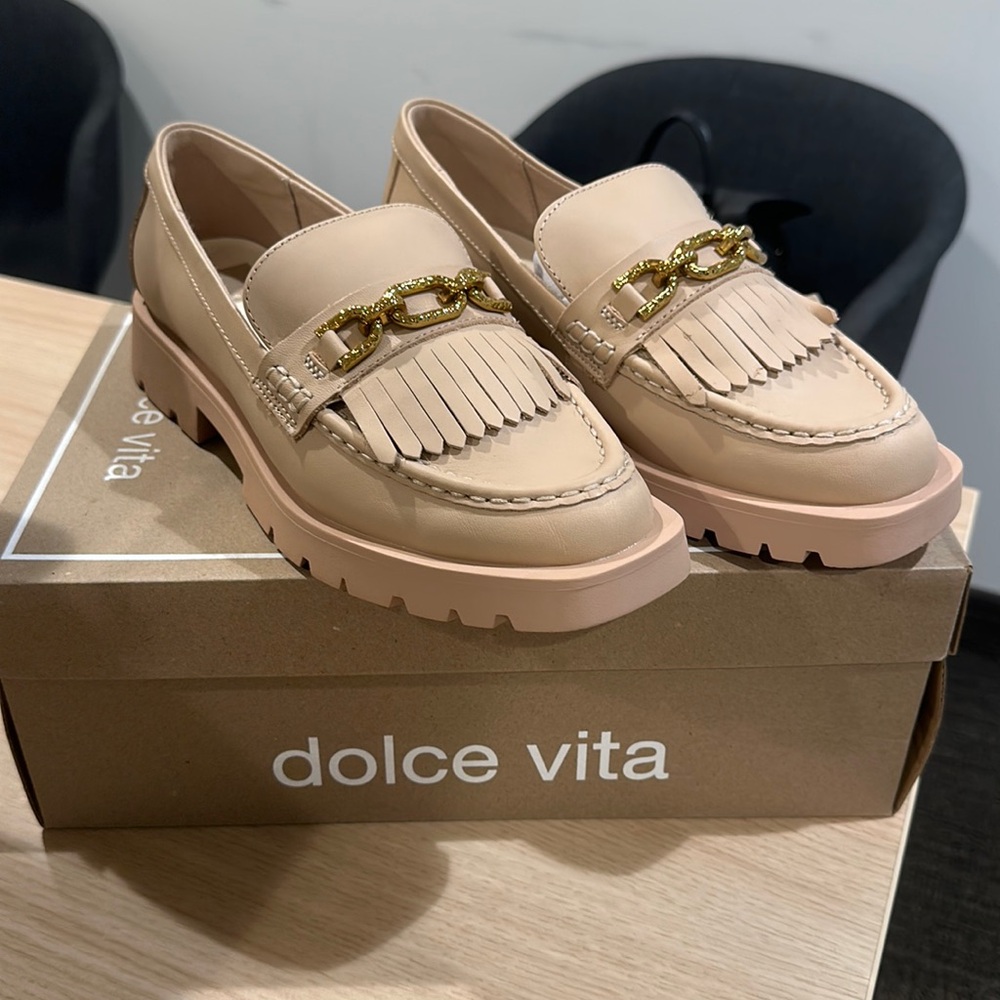Dolce Vita Brand New Blush/Nude loafers